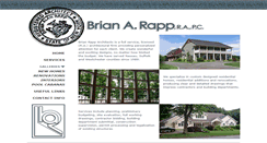 Desktop Screenshot of brianrapparchitect.com